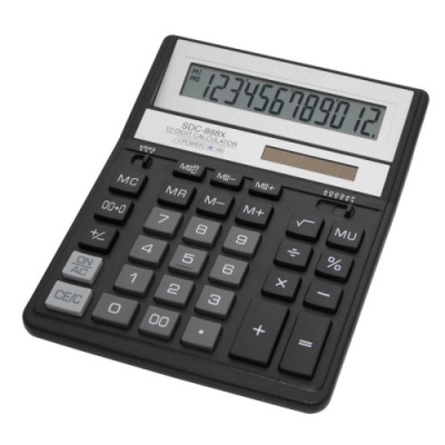 Citizen: SDC-888XBK калькулятор (в т. ч. для бухгалтерів і касирів) 